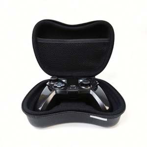 Estuche de Cuero Negro para Control de Videojuegos, Material Ignífugo, Estuche de Almacenamiento Impermeable de PU para PS4 PS6 - Product Image 1