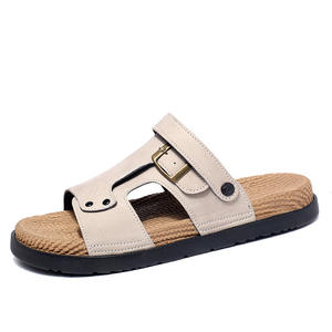 Chaussons d'intérieur pour hommes, antidérapants, à semelles épaisses, avec rembourrage insonorisant, chaussons à semelle souple pour hommes - Product Image 2