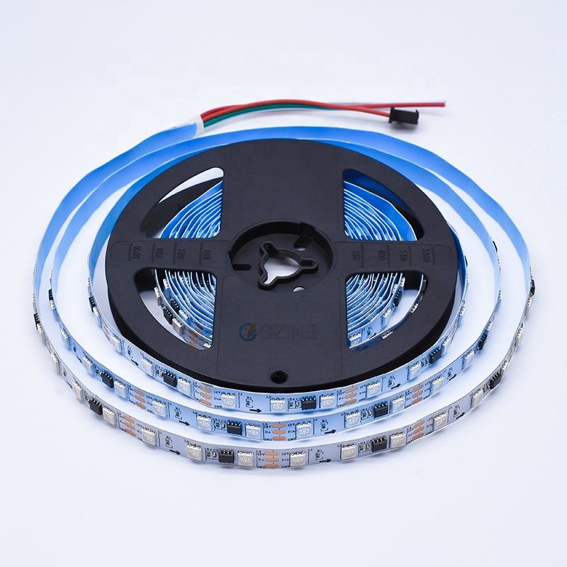 IP65 IP67 IP68 Rating Bright Garage LED Light Strip 5050 RGBIC Ws2811 Addressable Dream Color Chasing Effect Digital LED Strip