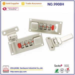9908H 아연 합금 보안 도난 방지 비밀번호 박스 잠금 장치 3자리 조합 서류 가방 잠금 장치 - Product Image 3