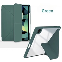 Étui en cuir pliable de Style Y intelligent magnétique arrière hybride clair pour iPad Pro 13 pouces étui 2024