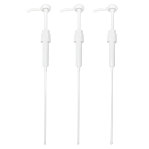 Dispensador de bomba de galón de plástico blanco 38/400 resistente, champú, loción de jabón líquido, bomba de botella de plástico con boquilla larga - Product Image 2