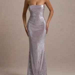 Nouvelle Robe de Soirée OEM Chic à Paillettes Unies, Écologique avec Ceintures pour Fête de Noël - Product Image 6