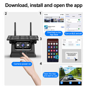 APP telecamera di retromarcia auto Wireless <span class=keywords><strong>a</strong></span> distanza con magnete 9600mAh telecamera posteriore ricaricabile per autocarro - Product Image 2