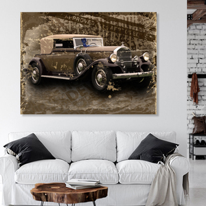Pickup Truck Vintage classico <span class=keywords><strong>auto</strong></span> HD stampa decorazione di arte della parete pittura moderna arte della casa hd stampe di arte della parete decorazione pittura - Product Image 2