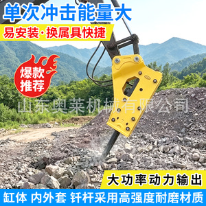 Brise-roche hydraulique pour excavatrice 45 60 120 pour la rupture de roche - Product Image 2