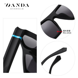 Danda Square <b>Frame</b> Polarized Sunglasses TR90 UV400 Men Driving Sun Protection - Product Image 3