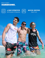 Herenshorts van ecologisch materiaal, snel drogend, effen, met fruit- en dierenprint, casual zwemkleding, boardshorts & trunks