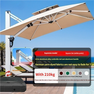 6,000 Unidades de Sombrillas Modernas para Exteriores con Postes de Aluminio y <span class=keywords><strong>Tela</strong></span> de Poliéster para Jardín, Hotel, Cafetería y Muebles de Exterior - Product Image 1