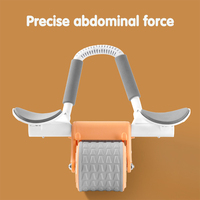 Rouleau abdominal et disques de glisse pour exercices de fitness à domicile, équipement de musculation unisexe, orange, prix usine, vente en gros