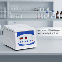 Offre d'usine : Centrifugeuse portable de petite taille à usage universel en laboratoire, 4000 tr/min, 2100xg, en plastique