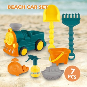 Juguete <span class=keywords><strong>de</strong></span> playa <span class=keywords><strong>de</strong></span> arena con coches <span class=keywords><strong>de</strong></span> playa, juego <span class=keywords><strong>de</strong></span> cubo y pala, molde <span class=keywords><strong>de</strong></span> arena, juguetes al aire libre para niños - Product Image 2