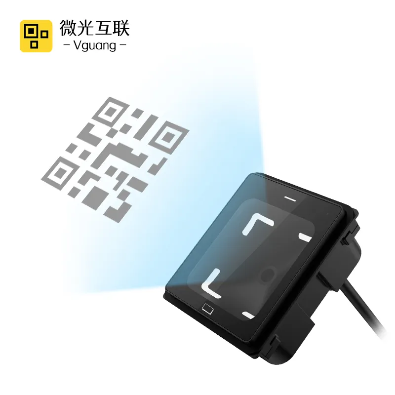 Vguang Q350 Scanner de codes QR Etherner intégré lecteur de codes à barres