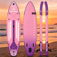 Planche de paddle gonflable InflaToGo All Round SUP 12'6" avec construction en PVC Drop Stitch, pagaie et pompe incluses