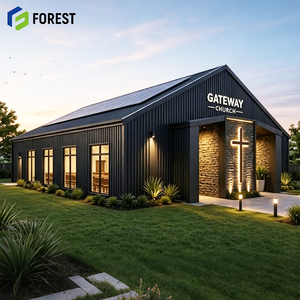 Fireproof Steel Structure Warehouse Oratory Storage Facility Large Capacity Loading Bearing <b>Support</b> - Product Image 1