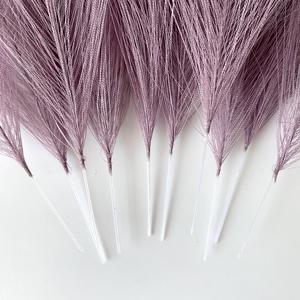 ตกแต่งด้วยหญ้าแพมพัสทำมือ DIY ขนาด 15.7 นิ้ว/40 ซม. ต้นกกประดิษฐ์สำหรับตกแต่งบ้านสไตล์โบโฮชิค งานแต่งงาน คริสต์มาส สีม่วงอ่อน - Product Image 2