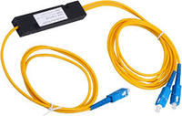 YG YGPLC-004 Kabel Serat Optik Single-Mode G657A PLC Splitter 1x4 1x8 untuk Peralatan Jaringan Konektivitas FTTH Wi-Fi 4G 1 Tahun