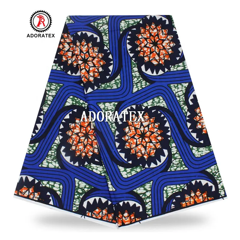 Nuovo disegno di cotone cerato stampa stoffa batik indonesiano del tessuto del commercio all'ingrosso per la camicia