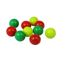 ZQURE Factory Direct Wooden Petanque Jack 30mm Colored Fluorescent Target Ball 10-Piece Set