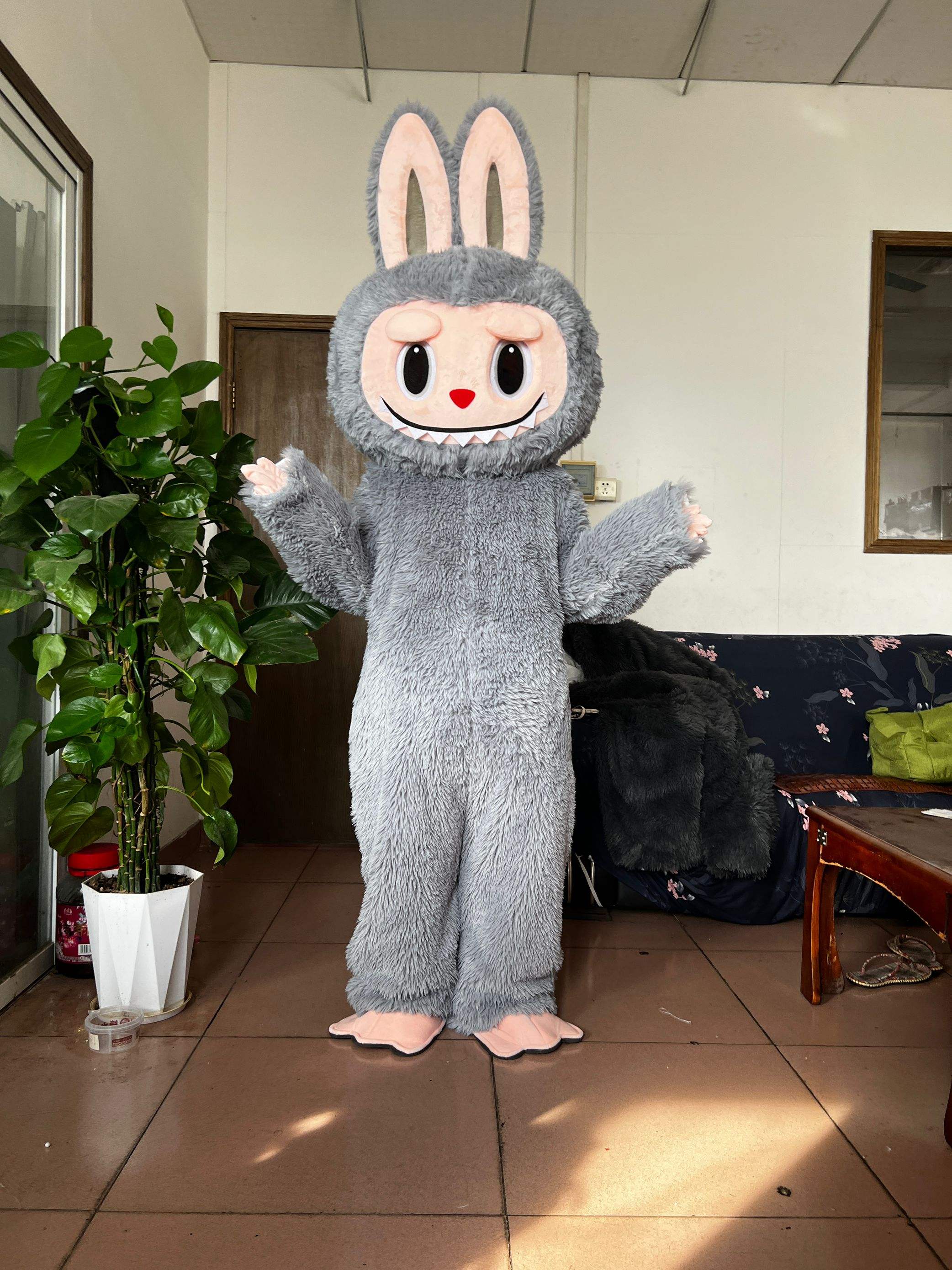 LABUBU Zimomo Halloween Costume - Inflatable Animal Mascot