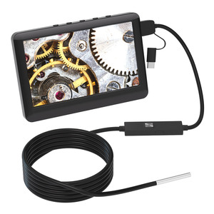 Dearsee <span class=keywords><strong>3</strong></span>.9 mét nội soi máy ảnh với <span class=keywords><strong>4</strong></span>.<span class=keywords><strong>3</strong></span> inch Màn hình LCD Tương thích với <span class=keywords><strong>Android</strong></span> và PC IP67 borescope máy ảnh - Product Image 1