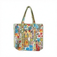 Sac fourre-tout bohème en coton pour femme, couleur unie, avec chaînes, fermeture éclair, grande capacité, portable, pour l'hiver, l'été, le printemps, l'automne, usage quotidien