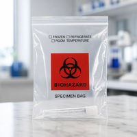Sac à échantillons LDPE 9x12 pouces pour triage d'urgence, transfusion, bloc opératoire, anesthésie, virologie, ambulance, Partenaire de marque