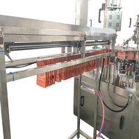 Machine de remplissage et de bouchage automatique de sachets à bec rotatif pour boissons, eau pure et produits chimiques avec contrôle PLC et moteur