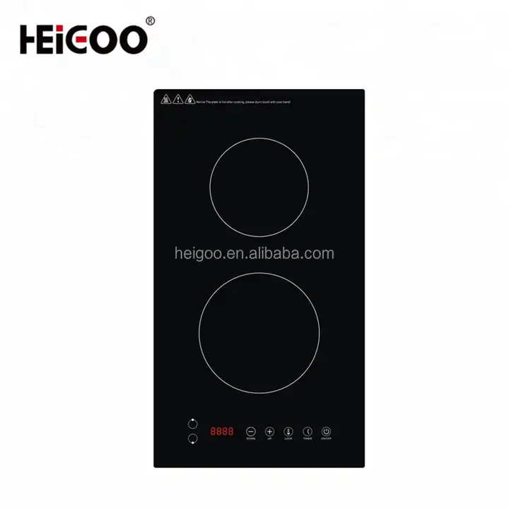 China Manufacturer Vertical Built- In Domino Induction Cooker 3000w 2  Burners With Pure Copper Coil - Buy Domino Induction Cooker,China  Manufacturer