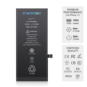 <span class=keywords><strong>Batterie</strong></span> de remplacement pour téléphone portable, réparation de la capacité de la <span class=keywords><strong>batterie</strong></span> pour <span class=keywords><strong>iPhone</strong></span> 5 <span class=keywords><strong>6</strong></span> 6s 6splus 7 7plus 8 8plus X Xr Xs 11 12 13 Pro Max - Product Image 1
