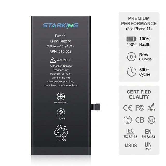 MobilePhone Battery Capacity Replacement Repair Battery for Iphone 5 6 6s 6splus 7 7plus 8 8plus X Xr Xs 11 12 13 Pro Max