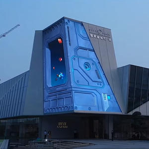 Publicidad de pared de vídeo LED exterior Cortina de pared de publicidad comercial <span class=keywords><strong>a</strong></span> <span class=keywords><strong>simple</strong></span> <span class=keywords><strong>vista</strong></span> en 3D al aire libre - Product Image 6