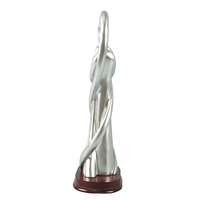 Sculpture moderne Décoration intérieure Amoureux Câlin Couple Statue Résine Art Artisanat Mariage Saint Valentin Cadeau d'anniversaire
