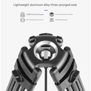 <span class=keywords><strong>Trépied</strong></span> professionnel pour appareil photo reflex numérique et hybride, idéal pour la photographie en extérieur, avec capacité de charge de 10 kg - Product Image 3