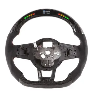 Steering Wheel Fit For Volkswagen Mk7 / VW GTI R Line 100% Carbon Fiber