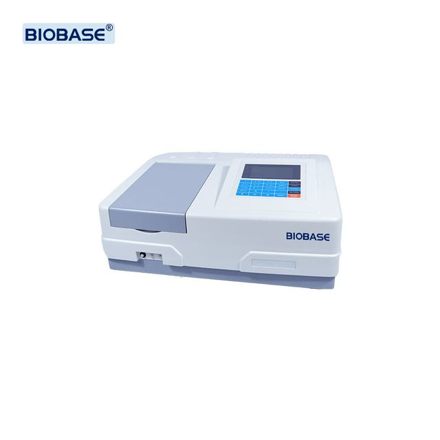 BIOBASE Double Beam Scanning UV/VIS Spectrophotometer Environmental Deuterium with Lamp GLP Self-check Function for Laboratory