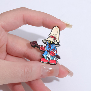 Sging Pinnen Laatste Fantasie Email Pin Wolk Strijd Buster Zwaard Meteoor Chocobo Rode Mage Vivi Badge Shinra Aanval Menu Broche - Product Image 5