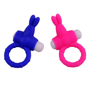 Gratis sampel mainan seks karet jeli cincin penis bergetar untuk penis pria besar - Product Image 4