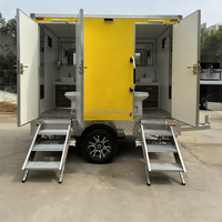 Toilettes portables écologiques de luxe durables |   Unité moderne à déploiement rapide pour la construction scolaire et l'assainissement d'urgence