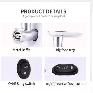 Máquina picadora eléctrica para el hogar, picadora de carne industrial y picadora de carne de cocina - Product Image 5