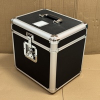 Union Jack Verrouillage Record Album Mallette De Rangement Vinyle Record Case pour 100 LP 12 ''DJ Stockage En Aluminium DJ Flight Carry Case