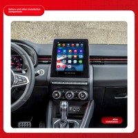 Autoradio multimédia Android pour Renault Clio 5 2019-2021, écran vertical HD 9,7 pouces, lecteur stéréo de voiture, GPS, BT, WiFi, Carplay