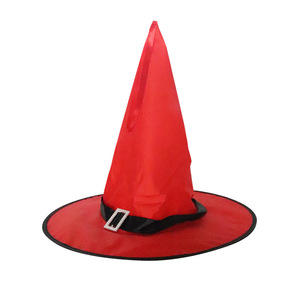 Chapeaux de sorcières, de magiciens et de sorciers lumineux à LED pour la fête d'Halloween, accessoires décoratifs pour la fête des fantômes d'hiver, 100% coton, taille 48-50 cm - Product Image 4