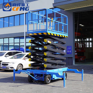 Plateforme élévatrice à ciseaux hydraulique mobile CFMG 4m-16m, plateforme de travail en hauteur, type manuel, prix de la plateforme élévatrice - Product Image 1