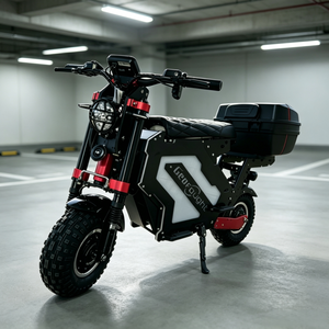 Stock USA, livraison rapide en 5 à 7 jours, scooter tout-terrain puissant de 14 pouces, 10000W, batterie amovible 72V 50Ah, scooter électrique à double moteur - Product Image 1