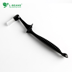 Brosse de nettoyage pour machine à café L-Beans, 16 cm, double tête avec cuillère anti-brûlure pour filtre à expresso - Product Image 4