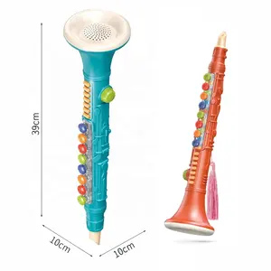 Samtoy 시뮬레이션 전자 조기 교육 학습 클라리넷 장난감 음악 lnstrument 장난감 음악 빛