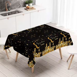 Microstar Ramadan <span class=keywords><strong>Mantel</strong></span> desechable Ramdan <span class=keywords><strong>Mantel</strong></span> Musulmán Cubierta de mesa de plástico Eid Mubarak Suministros para fiestas - Product Image 1