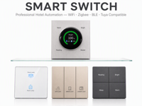 Panel de Control Táctil RCU para Habitaciones de Hotel, Teclado para Control de Iluminación, Cortinas y Aire Acondicionado, RS485, Zigbee, para Hoteles