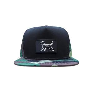 Casquette en maille de camionneur à 5 panneaux personnalisée avec patch imprimé pour le cyclisme en plein air, la plage, style tendance, chapeaux de camionneur Gorras en polyester - Product Image 1